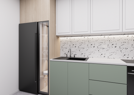 Bucatarie pe comanda Aria realizata din MDF vopsit si PAL premium - model personalizabil [1]