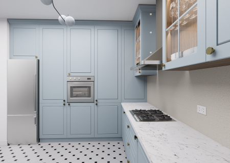 Bucatarie pe comanda Classica, realizata din MDF vopsit - model personalizabil [2]