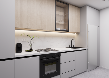 Bucatarie pe comanda Luce, realizata din PAL – model personalizabil [2]