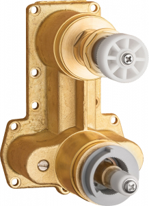 Baterii baie - Corp incastrat bateie dus termostatic culoare bronz Deante, Box