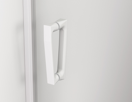 Cabina de dus 75x110 cm cu usa batanta si profil compensator, alb, instalare usa dreapta Ronal Cadura [6]