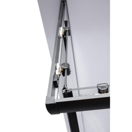 Cabina de dus neagra cu usi culisante, patrata 90x90 cm Mediterraneo Siri Black [2]