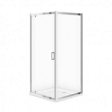 Cabine de dus simple - Cabina de dus patrata 90x90 cm Cersanit Arteco, crom