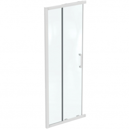 Baie - Usa dus glisanta cu segment fix 80 cm Ideal Standard Connect 2 profil alb mat