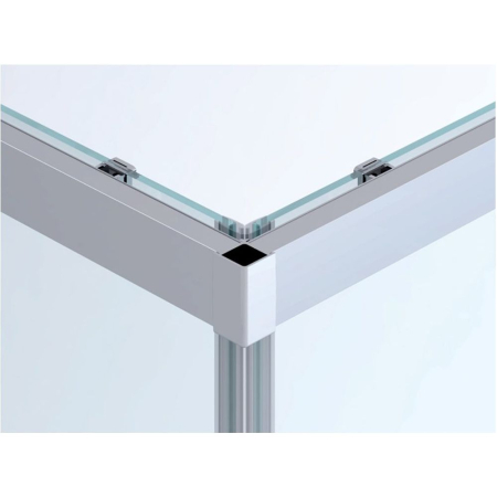 Cabina de dus completa SanSwiss Ocelia 140x80 cm, usa culisanta, sticla 5 mm, crom lucios [2]