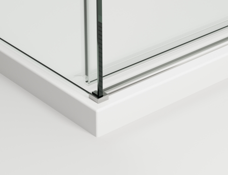 Cabina dus crom 130x90 cm cu usa culisanta, grosime sticla 8 mm, tratament anticalcar, Ronal Oriana [7]