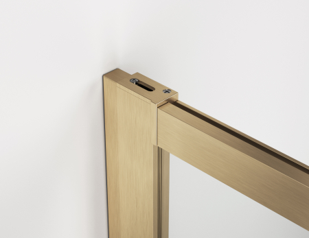 Cabina dus auriu periat 160x80 cm cu usa culisanta, grosime sticla 8 mm, tratament anticalcar, Ronal Oriana [2]