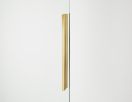 Cabina dus auriu periat 160x80 cm cu usa culisanta, grosime sticla 8 mm, tratament anticalcar, Ronal Oriana [11]