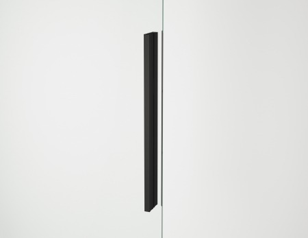 Cabina dus negru mat 120x80 cm cu usa culisanta, grosime sticla 8 mm, tratament anticalcar, Ronal Oriana [11]