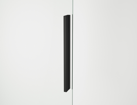 Cabina dus negru mat 130x90 cm cu usa culisanta, grosime sticla 8 mm, tratament anticalcar, Ronal Oriana [11]