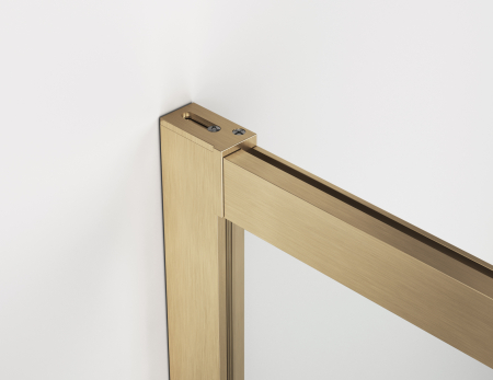 Cabina dus auriu periat 160x80 cm cu usa culisanta, grosime sticla 8 mm, tratament anticalcar, Ronal Oriana [3]