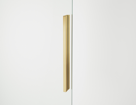 Cabina dus auriu periat 160x100 cm cu usa culisanta, grosime sticla 8 mm, tratament anticalcar, Ronal Oriana [11]