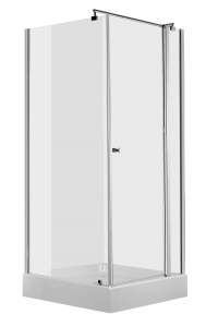 Cabine de dus simple - Cabina dus patrata 90x90 cm crom Deante Cubic