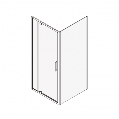 Cabina dus patrata culoare crom 80x80 cm, Mediterraneo, Andina [5]