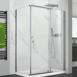 Baie - Cabina dus sticla securizata cu usa batanta 100x80 cm Mediterraneo Catania