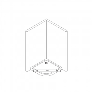 Cabina dus semirotunda 90x90 cu usi culisante Sanswiss, Ocelia [4]