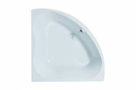 Cazi de baie pe colt - Cada baie pe colt Gala Trevo, 135 x 135 cm, asimetrica, alb lucios