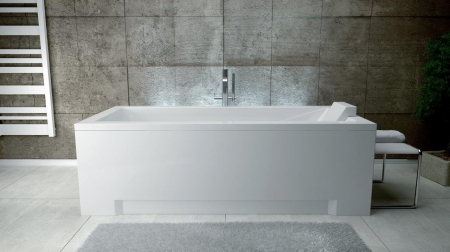 Cada baie dreptunghiulara, acril, 140 x 70 cm, Besco Modern [1]