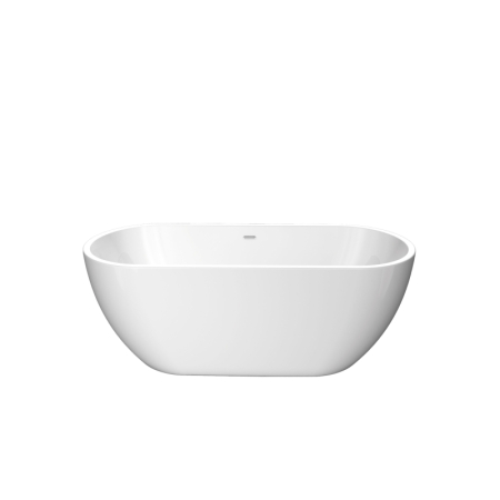 Cazi de baie freestanding - Cada baie freestanding 150 x 78 cm, ovala, cu preaplin,  alb lucios, Florida Aura