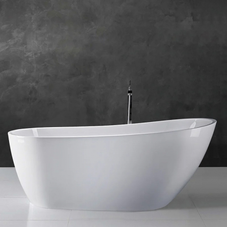 Baie - Cada baie freestanding alba, ovala, acril, 160 x 75 cm Florida Natalia P-160