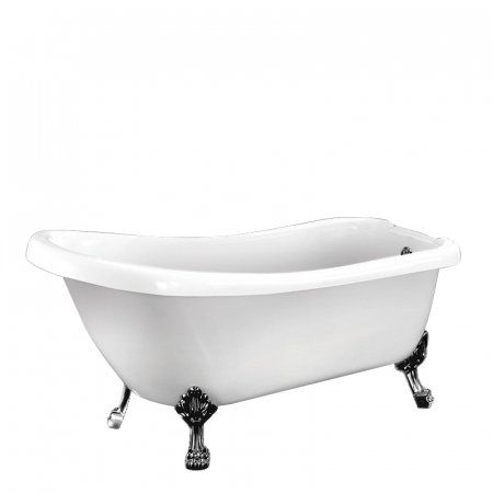 Cazi baie - Cada baie freestanding cu picioare crom 170 x 73 cm, Florida, Venus