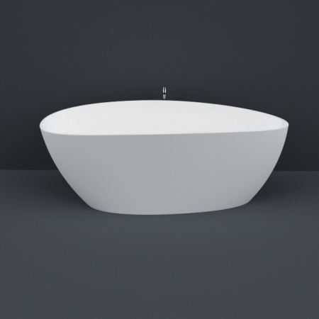 Cazi baie - Cada baie freestanding din compozit 170x77 cm, alb mat, Kompotech Fiore