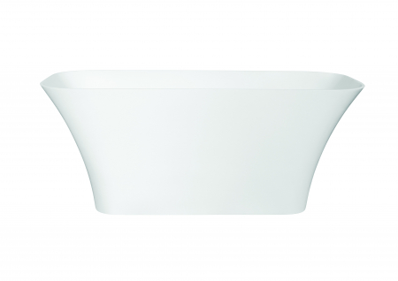 Cada baie freestanding dreptunghiulara, compozit, alba, 160 x 70 cm, Besco Assos [1]