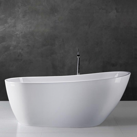 Baie - Cada baie freestanding alba, ovala, acril, 170 x 75 cm Florida Natalia P-170
