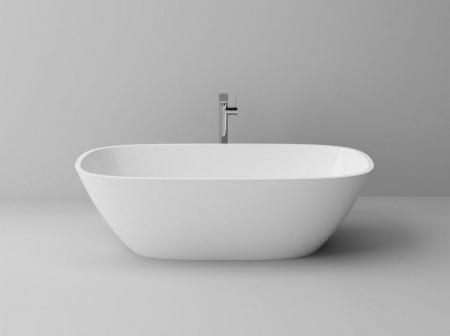 Cazi de baie freestanding - Cada baie freestanding ovala, compozit, 160 x 75 cm, Cast Marble Arona