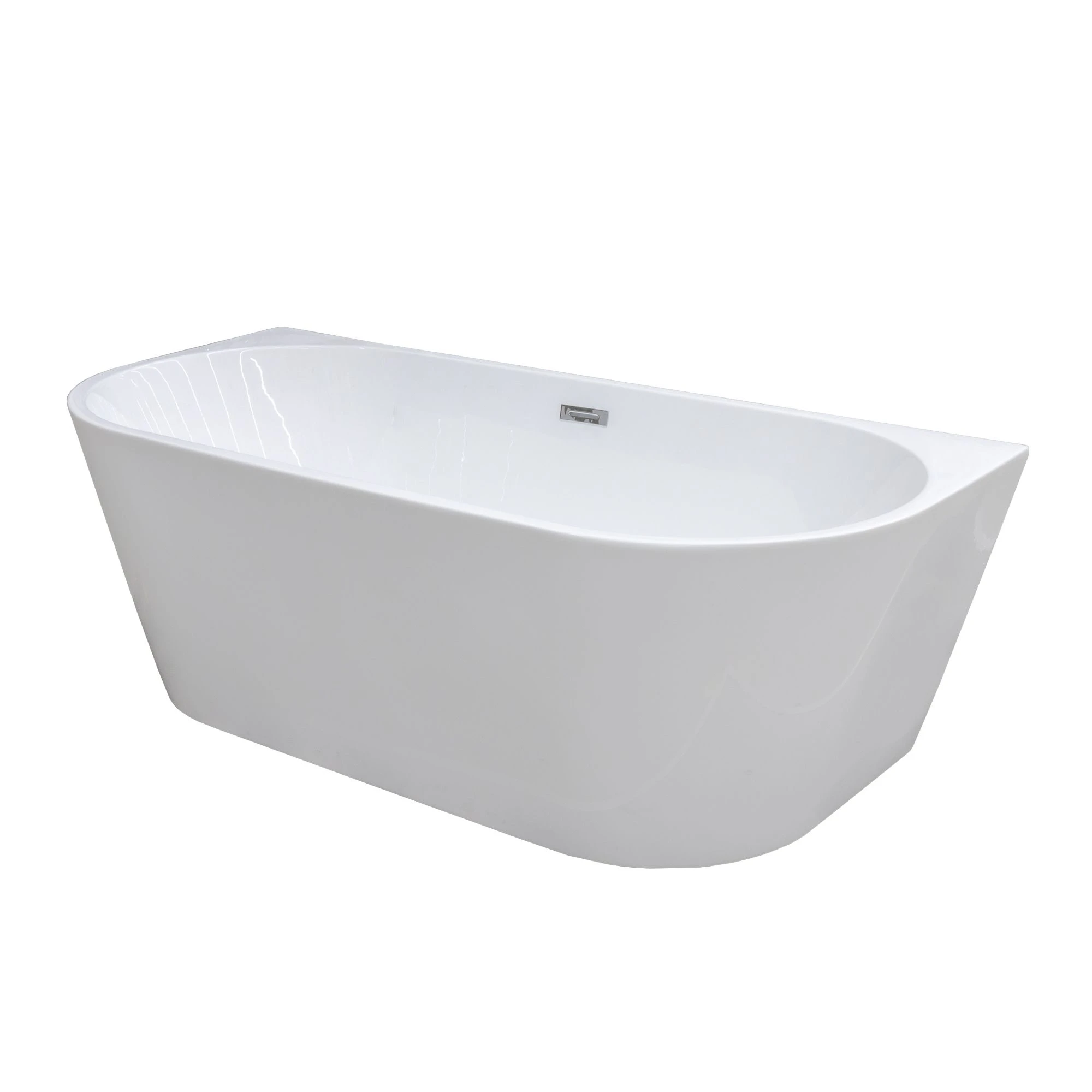 Cada baie freestanding, lipita de perete, 150 x 75 cm, Foglia Mara [3]