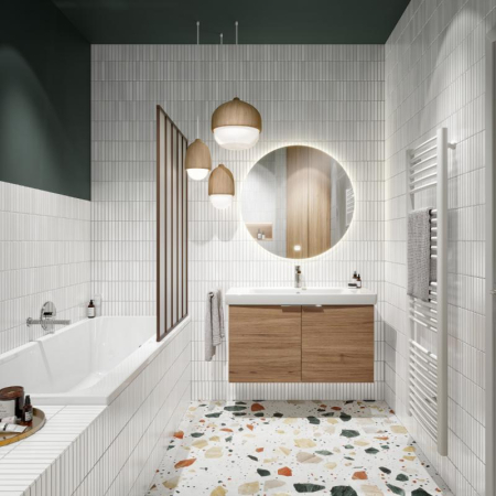 Cada baie incastrata 180x80 cm, dreptunghiulara, alb alpin, Villeroy & Boch Architectura [2]