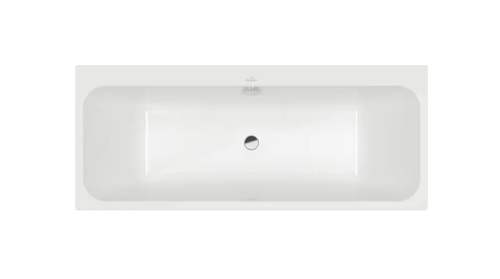 Cazi baie - Cada baie incastrata 180x80 cm, dreptunghiulara, alb alpin, Villeroy & Boch Architectura