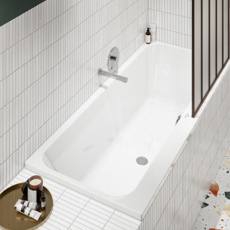 Cada baie incastrata 170x75 cm, dreptunghiulara, alb alpin, Villeroy & Boch Architectura [3]