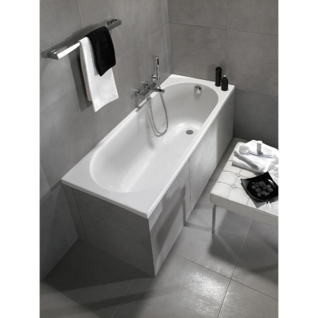 Cada baie incastrata 180x80 cm, dreptunghiulara din acril, alba, Villeroy & Boch O.Novo [1]