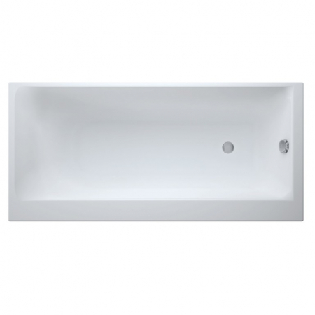 Baie - Cada baie incastrata Cersanit Smart, 160 x 80 cm, orientare stanga, alb lucios