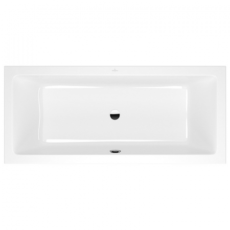 Cazi de baie incastrate - Cada dreptunghiulara pentru inzidire Villeroy & Boch, Targa Plus Duo, 180 x 80 cm, alb alpin