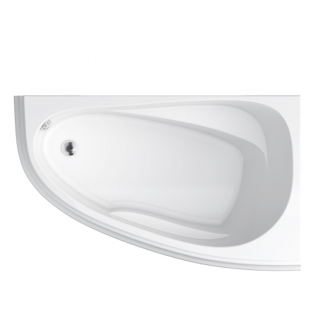 Cazi de baie pe colt - Cada baie pe colt Cersanit Joanna New, 140 x 90 cm, asimetrica, orientare dreapta, alba
