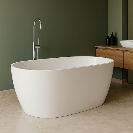 Cada de baie freestanding compozit 150x70, ovala, Foglia Cecilia [1]