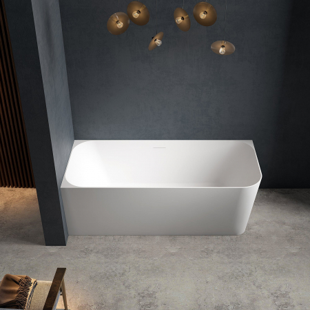 Cada baie acril freestanding 160x75 cm, orientare stanga, alb lucios, Brava [1]