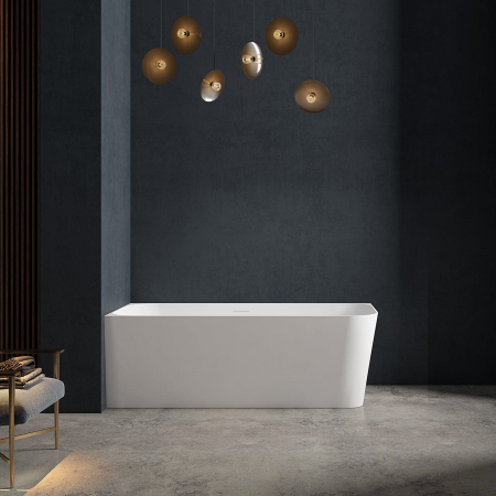 Baie - Cada baie acril freestanding 160x75 cm, orientare stanga, alb lucios, Brava