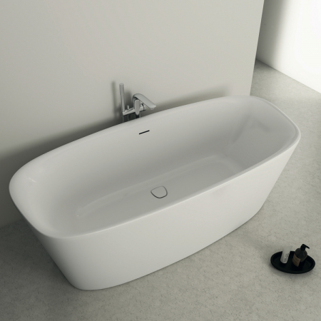 Cada baie freestanding Ideal Standard Dea, 180x80 cm, alb lucios [3]