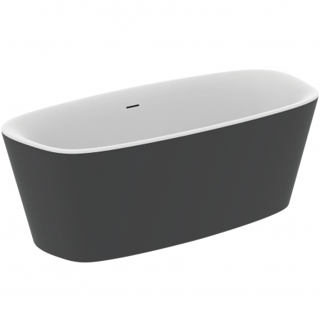 Cazi de baie freestanding - Cada baie freestanding Ideal Standard Dea, 170x75 cm, alb/negru mat