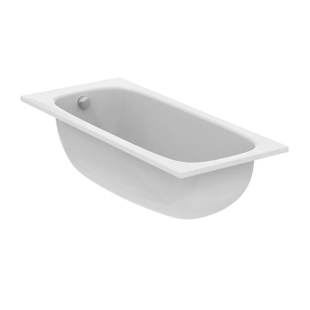 Outlet - Cada dreptunghiulara, 160x70 cm, alb lucios, ingropata,  Ideal Standard I.Life