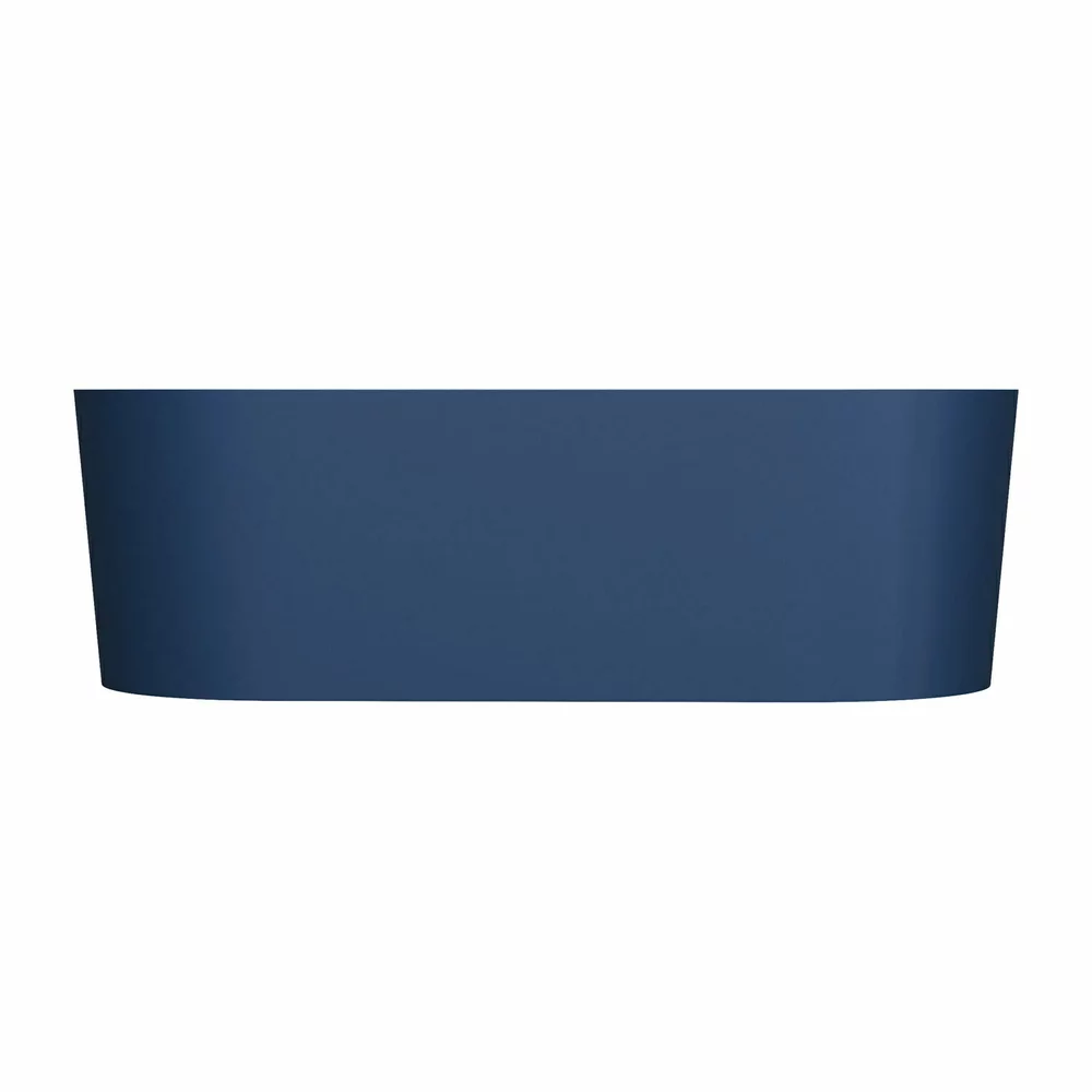 Cada freestanding compozit, albastru mat, 180x76 cm, Foglia Evo [2]