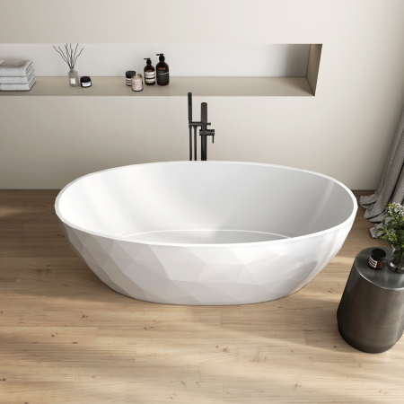 Cada freestanding compozit 3D, ovala 167 x 82 cm, Foglia Ovale [3]
