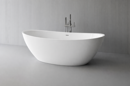 Cada freestanding compozit ovala 167x81 cm, Foglia Maralis [1]