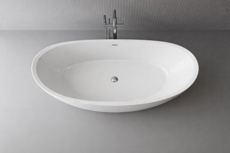 Cada freestanding compozit ovala 167x81 cm, Foglia Maralis [2]