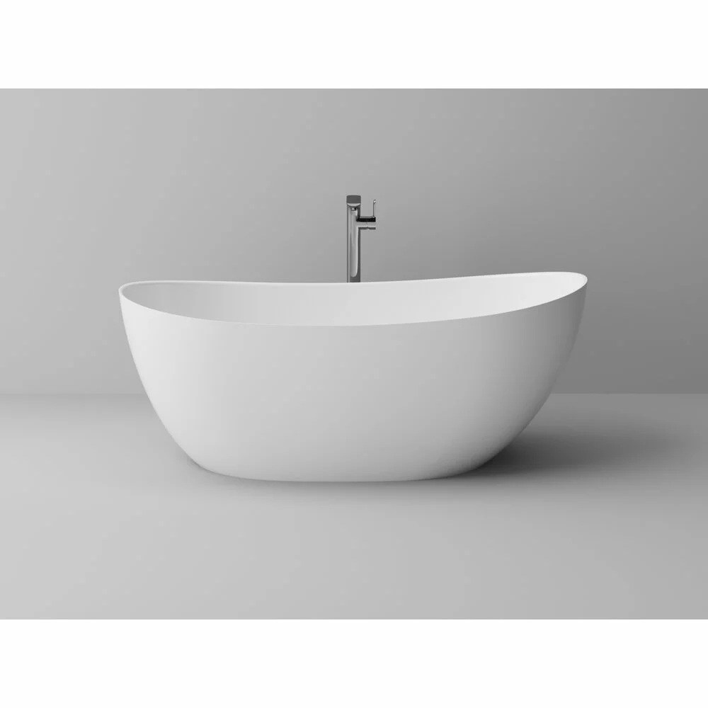 Cazi de baie freestanding - Cada freestanding, din compozit, 158x77 cm, fara preaplin,  Marmite Colmar