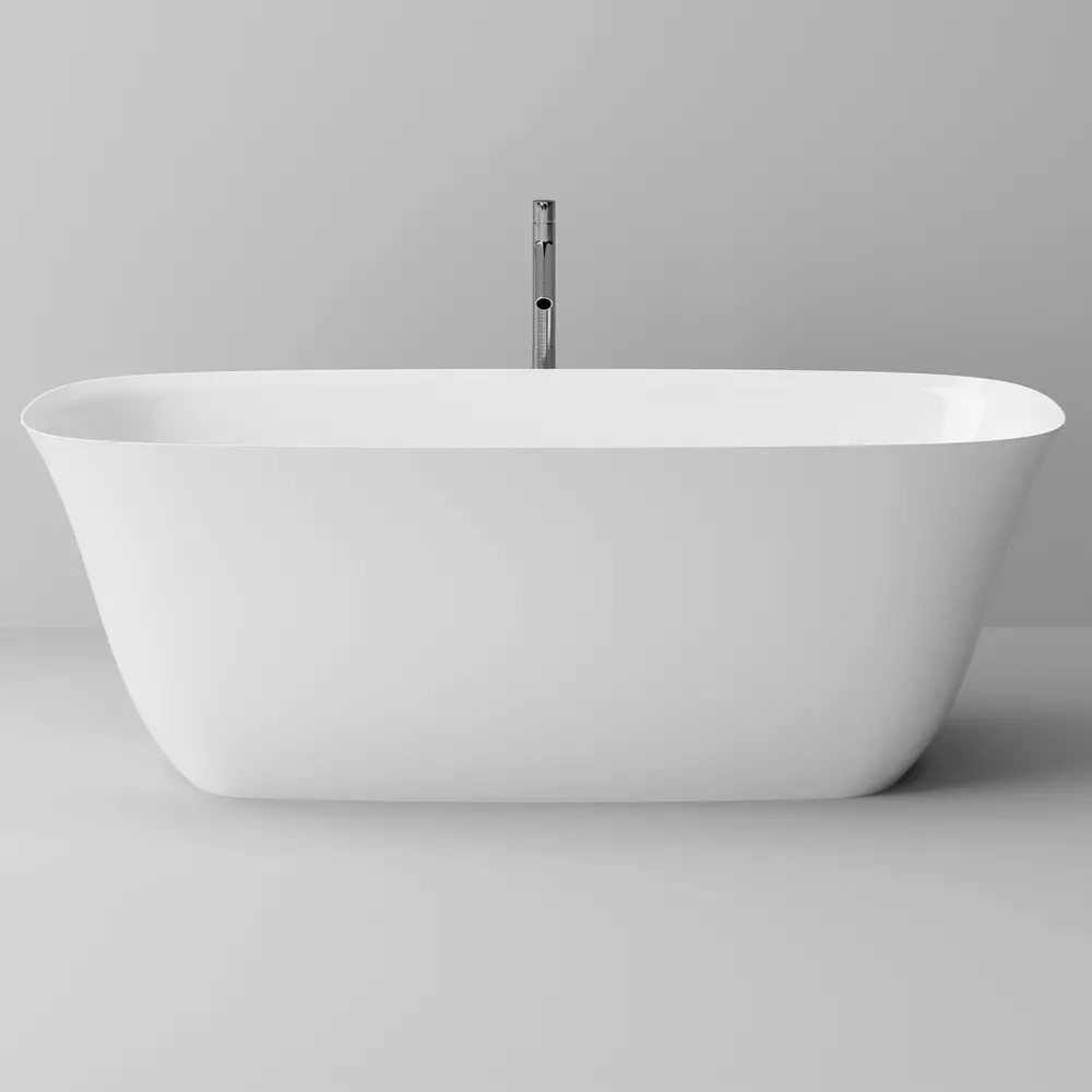 Cazi de baie freestanding - Cada freestanding, din compozit, 170x73 cm, fara preaplin,  Marmite Creta
