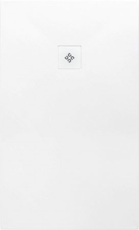 Cadita de dus dreptunghiulara, acril, slim, alb, 180x90x3.5 cm, Deante Silia [1]